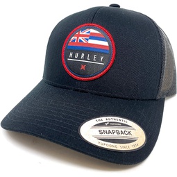 Hurley Mens Destination Curved Bill Trucker Baseball Cap Hat