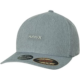 Hurley Mens Baseball Cap - H2O-DRI Redondo Flat Brim Sweat Resistant Fitted Hat