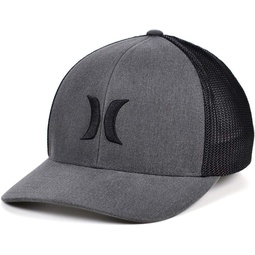 Hurley Icon Washed Flexfit Stretch-fit Hat Black