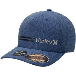 Hurley Mens Baseball Cap - H2O-DRI Line Up Curved Brim Fitted Hat