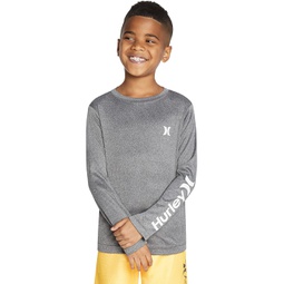 Hurley Kids Dri-Fit UPF 50+ One and Only Graphic Long Sleeve T-Shirt (Toddler/Little Kids)