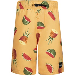 Hurley Kids Fruit Print Pull-On Swim Trunks (Little Kids)