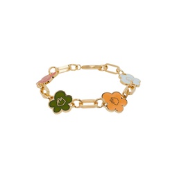 Gold Flower Bracelet 241490M142028