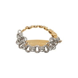Gold   Silver Multi Chains Bracelet 241490M142015
