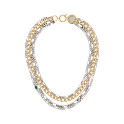 Silver Multi Chain Necklace 241490M145035