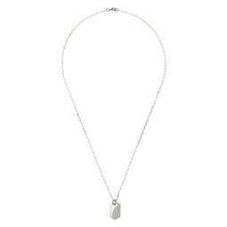 SSENSE Exclusive Price Tag Necklace 222490M145054