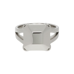 Silver Solitaire Ring 221490M147019