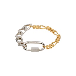 Silver   Gold Chain Bracelet 222490M142017