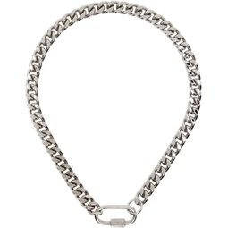 Silver Curb Chain Necklace 232490M145002