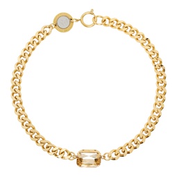 Gold Curb Chain Necklace 232490M145039