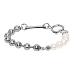 Silver Ball Chain Bracelet 231490M142024