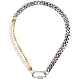 Silver Curb Chain Necklace 232490M145000