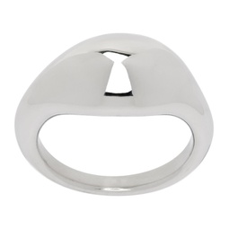 Silver Metal Drop Ring 232490M147014