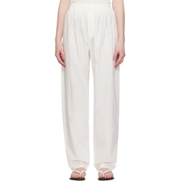 White The Nicola Lounge Pants 241769F086000