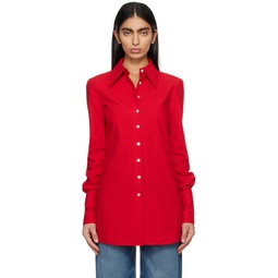 Red The Clark Shirt 241769F109003