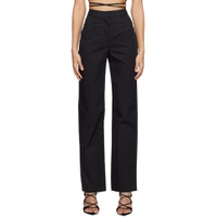 Black Tailored Trousers 231451F087005