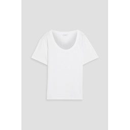 Tessa stretch-linen jersey T-shirt