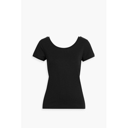 Thalia Lyocell and cotton-blend jersey T-shirt