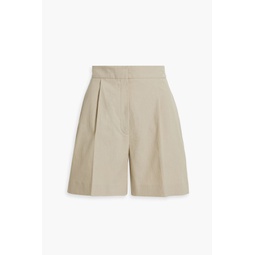 Marysia organic cotton-blend seersucker shorts
