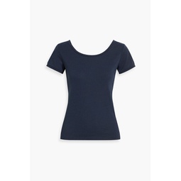 Thalia Lyocell and cotton-blend jersey T-shirt