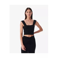 Rae Square Neck Jersey Crop Top