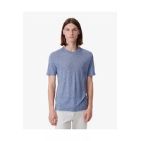 Sergio Round-Neck Linen T-Shirt