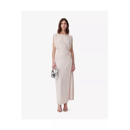 Keallee Long Gathered Jersey Dress