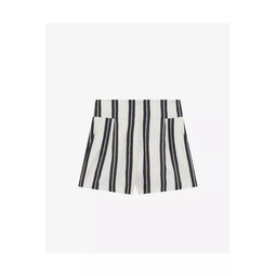Faguita Striped High-Waisted Shorts