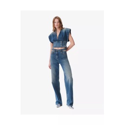 Lamberta Oversized Cut-Out Jeans