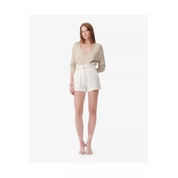 Vanay Belted Tweed Shorts