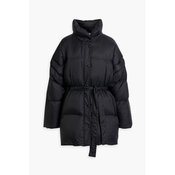 Querra convertible quilted shell down jacket