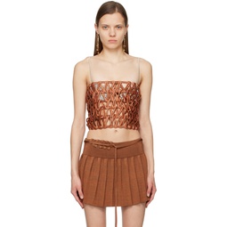 Brown Band Top 231541F111008