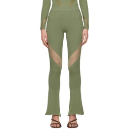SSENSE Exclusive Green Trousers 241541F086012