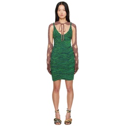 SSENSE Exclusive Green Bodycurl Midi Dress 231541F052000