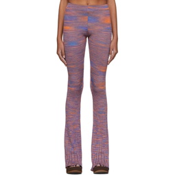 SSENSE Exclusive Orange   Purple Flared Jelly Lounge Pants 221541F086004