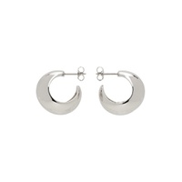 Silver Small Crescent Earrings 232600F022016