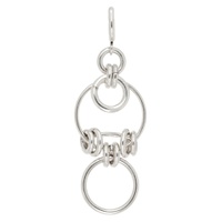 Silver Multi Ring Boucle Single Earring 232600F022026