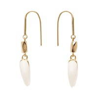 Gold   White Aimable Earrings 231600F022001