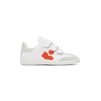 White   Orange Sneakers 231600F128009