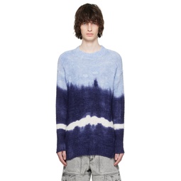 Blue Crewneck Sweater 231600M201013