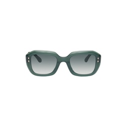 Green Geometric Sunglasses 232600F005020