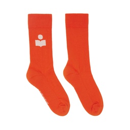 Orange Siloki Socks 231600F076002