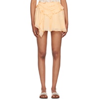 Orange Tripsy Miniskirt 231600F090013