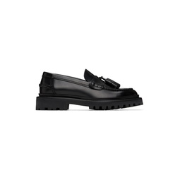 Black Frezza Loafers 231600F121000