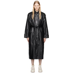 Black Aurel Trench Coat 232600F067003