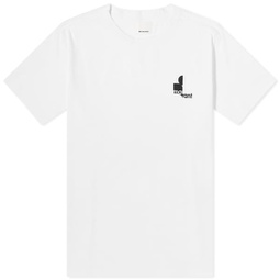 Isabel Marant Zafferh Inverted Logo T-Shirt White