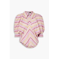 Eori striped cotton blouse