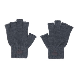 Gray Blaise Fingerless Gloves 232600M135006