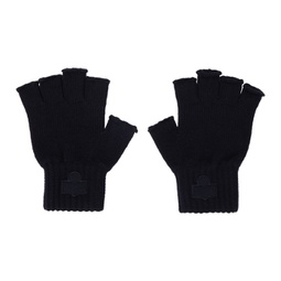 Navy Blaise Fingerless Gloves 232600M135007