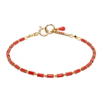 Gold & Orange Casablanca Bracelet 232600F020013